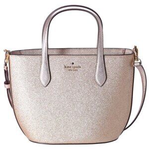 Kate Spade Silver Gold Glimmer Satchel
